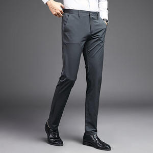 Traje de Hombre para Oficina, Pantalón Largo, para Boda, Fiesta, Negocios, Color Gris - Product Image 1