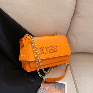 2026 NEW SY Women's Fashion PU Small <b>Square</b> Crossbody Shoulder Bag with Chain Strap - Product Image 3