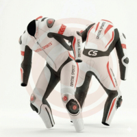 Traje de Motociclismo de Cuero Personalizado Crystal Sports, Impermeable, Unisex, para Adultos, Marca Personalizada, Manga Larga