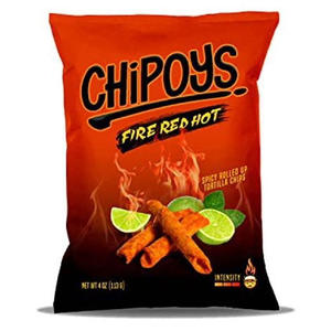 Chipoys Fiery Tortilla Fire Red Hot Chips - Product Image 6