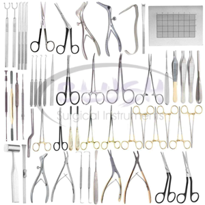 ENT Surgery Instrument Set Stainless Steel Manual Ear Nose Throat Otolaryngology Surgical Kit for Hospitals By <b>Blush</b> Surgical - Product Image 3