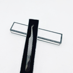 1 pince à épiler professionnelle neuve pour extensions de cils, logo personnalisé, acier inoxydable, pince à épiler parfaite pour les cils - Product Image 5