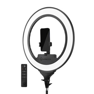18 Inch Dimmable LED Ring Light 5600K Video Light With Phone <b>Holder</b> Remote <b>Control</b> for Photography Filming TikTok - Product Image 1