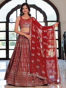 Red Candy Color <b>Sequined</b> <b>Crop</b> <b>Top</b> Matching Skirt Bridesmaid Outfit Scoop Neck Spaghetti Strap Natural Waistline Classic Style - Product Image 6