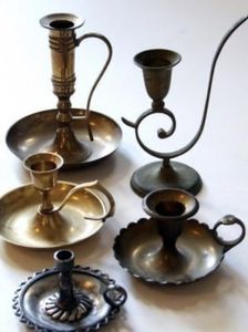 <b>Black</b> Iron <b>Candlestick</b> Holder with Taper Candle Heat Resistant Home Decoration - Product Image 4