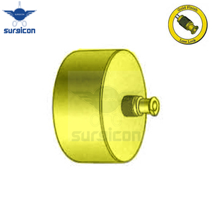 Dispositivo de Sujeción de 40 mm de Longitud con Conexión Luer Lock, Acabado Dorado, Dispositivo Quirúrgico Reutilizable con Doble Conexión Luer Lock - Product Image 4