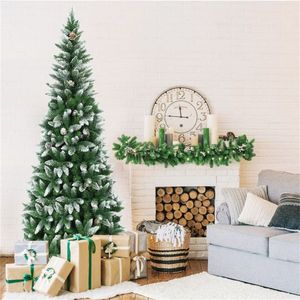 Albero di Natale Artificiale di Lusso di Alta Qualità, 2,3 Metri, con Pigne, per Decorazioni Esterne e Interne, Esposizione Tutto l'Anno - Product Image 4