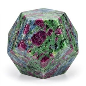 Piedra de Cianita Rubí Natural en Forma de Dodecaedro, Cristal Geométrico, Ágata, Gema Curativa, Venta al Por Mayor - Product Image 6