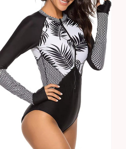 Traje de baño de una pieza con cuello en V y cintura alta con estampado de cuadros para mujer - Product Image 6