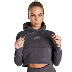 Custom Women Acid Wash Hoodie Vintage Oversized Sweatshirt With Logo Wholesale Women Acid Wash Hoodies - Product Image 2
