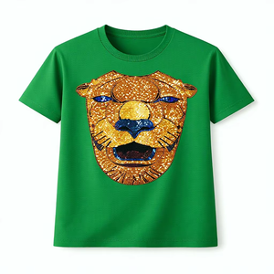 T-shirt Vert Oversize Homme – Ambiance Estivale, Respirant, Séchage Rapide, Écologique, Style Streetwear Décontracté, Coupe Classique, Logo Personnalisé - Product Image 1