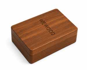 Caja de embalaje de madera rectangular magnética personalizada para collares con inserto de terciopelo grabado, proveedor de cajas de joyería de Vietnam - Product Image 5