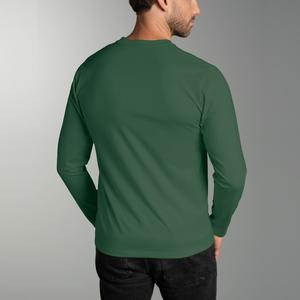 Nueva llegada: Camisetas deportivas de manga larga con cuello redondo, transpirables y holgadas para hombre, ideales para gimnasio y running. - Product Image 3