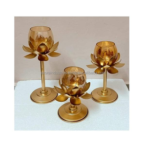 Vente chaude Moderne Filaire Bougeoir Léger Conception Ouverte Bougeoir pour Espaces Contemporains pour la Décoration de Noël - Product Image 1