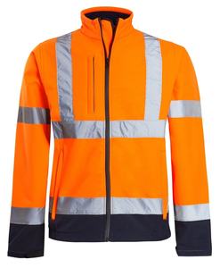 Veste de travail haute visibilité Softshell pour hommes 2025 pour une veste de sécurité pour travaux de construction - Product Image 5