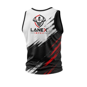 Camiseta Deportiva sin Mangas para Hombre, Personalizada por Sublimación, para Gimnasio, Fitness, Culturismo, Ropa Deportiva sin Mangas, con Logotipo OEM - Product Image 3