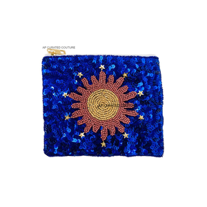 Vente en gros de porte-monnaie mini à fermeture éclair en perles de rocaille faites à la main, motif sardines, écologique, souple et durable, accessoire de mode pour femme - Product Image 4