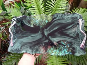 Handmade Elegant Epoxy Resin <b>tray</b> / <b>Trinket</b> <b>Tray</b> / Serving <b>Tray</b> - Product Image 3