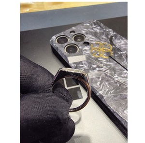 Elegante Anillo de Diamantes de Platino, Joyería de Estilo Clásico para Bodas, Compromisos, Fiestas y Uso Diario - Product Image 5