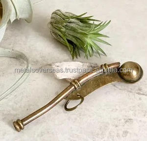 Sifflet de marin vintage en laiton, sifflet de signalisation maritime traditionnel pour la décoration et les cadeaux - Product Image 5