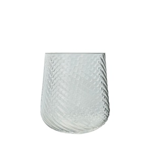 Copas de Vino Clásicas Transparentes con Diseño en Espiral, sin Tallo, de Plástico, para Bar y Fiestas - Product Image 2