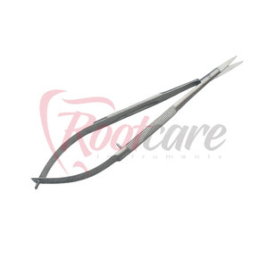 Ensemble de 3 instruments chirurgicaux de précision Castroviejo : Porte-aiguilles micro, Ciseaux et Pince - Product Image 3