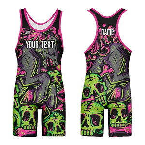 Bodysuit Sports Gym Training Athletic <b>Boxers</b> Wrestling Singlets One Piece Compression Suit Breathable Stretch Fitness Workout - Product Image 1