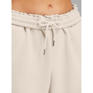 Ensemble sweat à capuche et jogging pour femme avec logo personnalisé, en molleton épais, tenue décontractée pour la maison, en tissu mélange de coton doux - Product Image 6