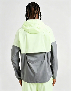 Veste d'entraînement pour homme, respirante, avec empiècements en mesh, vêtement de sport, fermeture éclair intégrale, veste de sport athlétique à manches longues, pour la course à pied, la remise en forme, la salle de sport - Product Image 2