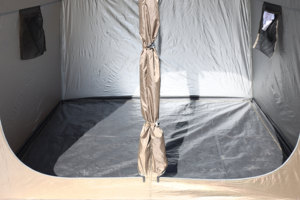 Tente de douche facile à installer, divise l'espace, abri multifonctionnel en aluminium avec revêtement argenté, protection solaire polyvalente, protection UV, Camptown - Product Image 2