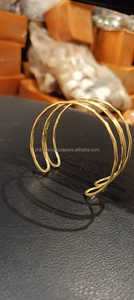 Premium Regal Radiance Adjustable Brass Cuff <b>Bracelet</b> for Sophisticated Women and <b>Men</b> with Elegant Minimal Design - Product Image 5