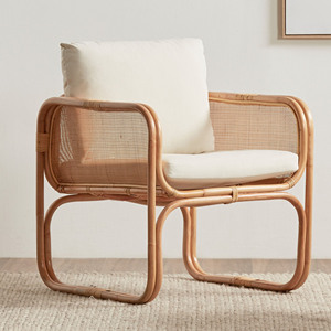 Chaises en rotin artisanales de style nordique pour salle à manger, prix direct du producteur. - Product Image 3
