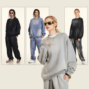 Top qualité 330Gsm coton personnalisé votre marque unisexe pull sweat polaire hommes impression broderie Logo Streetwear sweats à capuche - Product Image 2