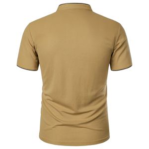 Polo de golf estampado para hombre, de secado rápido, con botones, impresión personalizada, venta al por mayor, algodón, tallas grandes - Product Image 3
