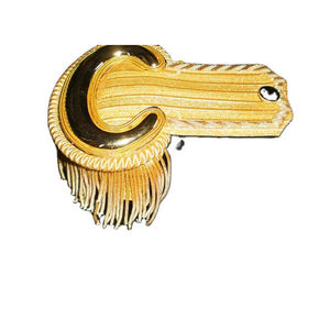 Custom Metal <b>Magnetic</b> Embroidered Sequins Tassel Band Uniform Shoulder Boards/Epaulets - Product Image 4