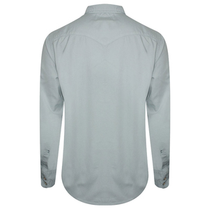Camisas Casuales de Mezclilla Lavada de Algodón y Seda de Manga Corta Baratas para Hombre, Últimos Diseños de Camisas Vaqueras Occidentales de Manga Larga para Hombre - Product Image 5