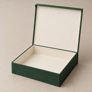 <b>Christmas</b> Rigid Paper <b>Gift</b> <b>Box</b> Square Cardboard Packaging <b>Box</b> with Foil Stamping for Corporate Holiday Basket - Product Image 3
