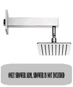 Accesorios de baño al por mayor, brazo para cabezal de ducha de 12 pulgadas, de acero inoxidable plateado, para montaje en pared. - Product Image 3