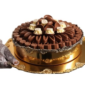Support de plat en métal argenté créatif, design attrayant, bol décoratif pour chocolat, pour hôtel, restaurant. - Product Image 4