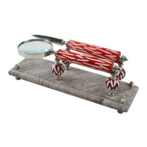 Loupe de créateur haut de gamme, idéale pour la lecture et la lecture de cartes en intérieur, loupe en métal avec design de coupe-papier - Product Image 2