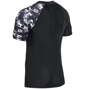 Camisetas de compresión de manga corta al por mayor para gimnasio, camisetas de compresión sublimadas personalizadas para hombre, camisetas de compresión Rash Guard. - Product Image 6