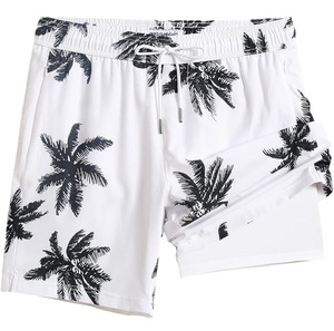 Shorts d'été en polyester ou nylon élastique, imprimé AOP, shorts de bain à séchage rapide, style décontracté, taille tissée avec cordon de serrage, en provenance du Bangladesh. - Product Image 4