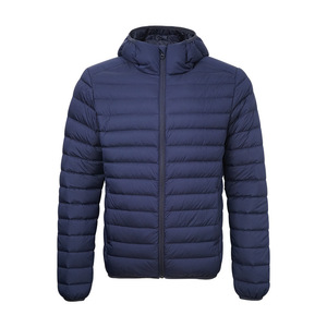 Light Padded Knitted Canvas Winter Jacket Single Button Closure Casual Waterproof Windproof <b>Feather</b> <b>Down</b> Jackets for Kids Front - Product Image 6