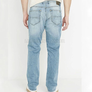 กางเกงยีนส์ผู้ชายรุ่นล่าสุด ดีไซน์ OEM บริการสั่งผลิต กางเกงใส่สบาย ระบายอากาศได้ดี คุณภาพพรีเมียม ผ่านการซักแล้ว - Product Image 2