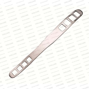Espátula lingual fenestrada de doble punta Bruenings de 19 cm para otorrinolaringología, instrumento para la cavidad oral de Vaslcare - Product Image 2