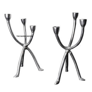 Portavelas con Diseño de Árbol de Navidad para Decoración de Mesa y Regalos Sorpresa, Portavelas con Base de Madera para las Fiestas - Product Image 4