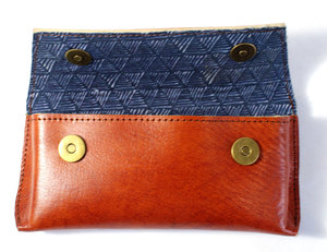 Estuche para lápices de cuero de terracota teñido, hecho a mano, garantía de calidad del producto. - Product Image 6
