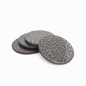 Luxury <b>Table</b> Metal Coasters Set Premium Drink <b>Protectors</b> for Fine Restaurant Hotel Bar Coffee <b>Table</b> Home - Product Image 6