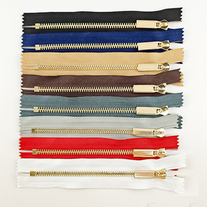 High Quality Custom Metal <b>Zipper</b> 5# Double Open Metal <b>Zipper</b> for Clothing Bags - Product Image 1