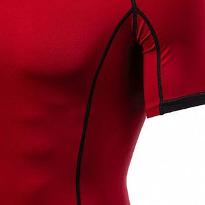 Rashguard MMA pour homme de haute qualité, personnalisable, respirant, anti-UV, écologique, manches courtes, polyester/nylon, séchage rapide - Product Image 2